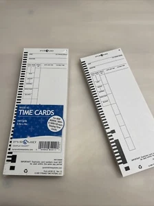 Pyramid 44100-10 Time Card Pk100 And 30 Extra - Picture 1 of 3