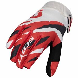 Scott 450 Prospect MX Motocross / DH Fahrrad Handschuhe rot/weiß/schwarz 2021