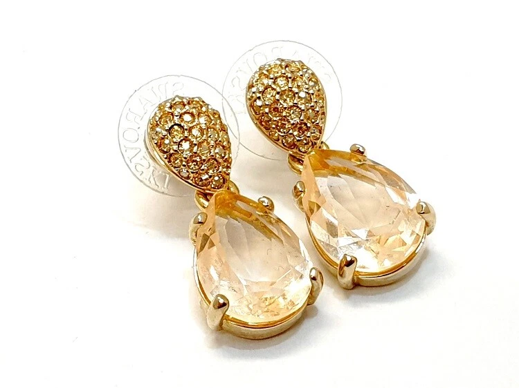 Original Swarovski Ohrstecker Ohrschmuck Vergoldet – alte Kollektion - 3 - Bild 1 von 2