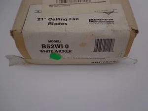 Emerson White Wicker 52in Replacement Blades B52WI 0 - Picture 1 of 6