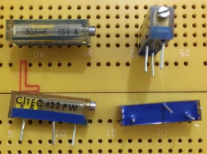 50kΩ Ohm 15-Turn Cermet Trimmer 0.75W Horizontal Side Adjust 422PW Multi Qty - Picture 1 of 3