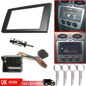 For Ford Focus MK2 2005 - 2011 Car Stereo Double Din Fascia Facia Panel UK - Picture 1 of 12