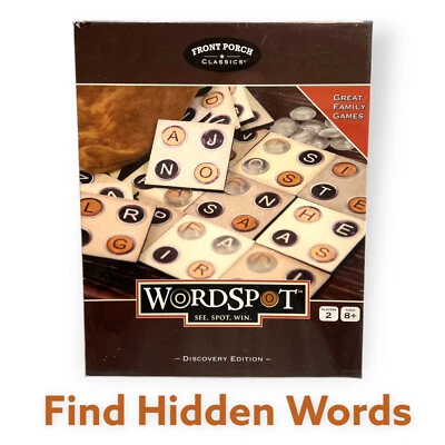 Wordspot Board Game Discovery Edition Find Hidden Words Vedere Parola - Image 1 of 4