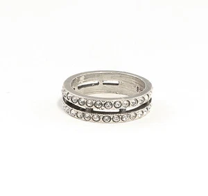 9901354 925er Silber Ring mit Swarovski-Steinen Gr. 50 - Bild 1 von 2