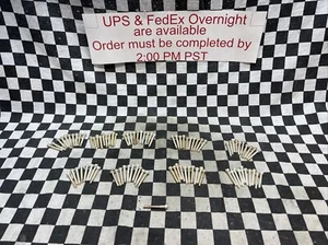 Vented Socket Head Screw 8-32 x 1.125" Long, SILVER PLATED, LOT OF 91, #1325W6 - Picture 1 of 6