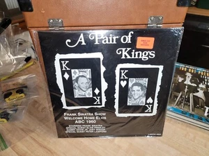 VINTAGE VINYL LP 1ST PR FRANK SINATRA & ELVIS A PAIR OF KINGS FACTORY SEALED - Imagen 1 de 2