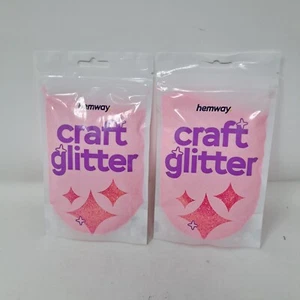 2x Hemway Craft Glitzer 100g/3,5oz Glitzerflocken für Kunsthandwerk - Bild 1 von 3