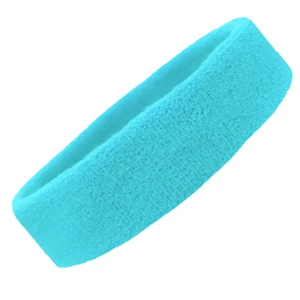 Sweatband Head Band Terry Cotton Sweat Headband Gym Workout Sports Sweatbands - Picture 1 of 34