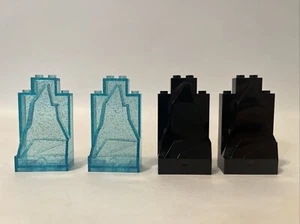 LEGO Rock Panel Mountain Wall Black Blue Sparkle Bulk Lot - Picture 1 of 17