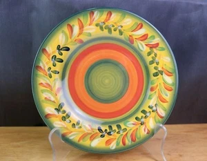 LA PROVINCE Corsica Hand Painted Round Salad Plate - Picture 1 of 4