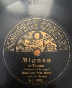 Classical 78 RPM - Le pardon de ploermel / Mignon - Delvoye - Homophon company - Picture 1 of 2