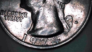 1974 D Washington Quarter Coin 25C ✅ Nice Quarter ! - Picture 1 of 4