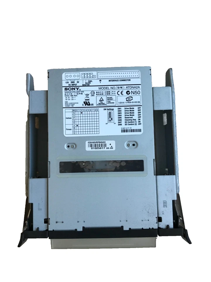 Sony Internal Tape Backup Drive / ATDNA2A - Image 1 of 4