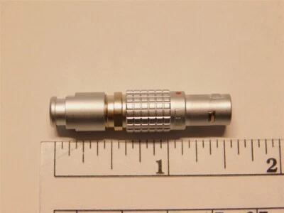 Lemo FGG.OB.309.CLAD56Z 9Pin Connector Male Solder Cup Contacts Cable Collet  - Image 1 of 2