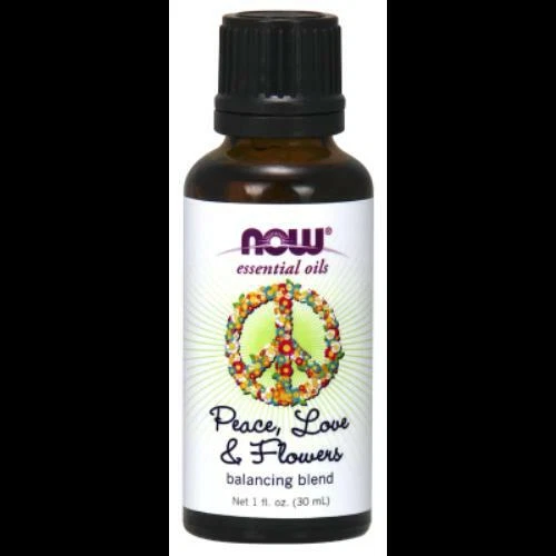 Now Foods Peace Love & Flowers Balancing Oil Blend 1 Oz