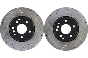 Front PAIR Stoptech Disc Brake Rotor for 1996-2003 Mercedes-Benz E320 (45952) - Picture 1 of 6