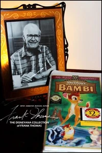 Walt Disney Legend Frank Thomas Estate Personal VHS Film BAMBI 1942 Animation - Imagen 1 de 9