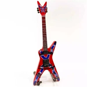 Miniature Guitar Dean Dimebag Darrell Dixie Rebel Pantera #hh - Picture 1 of 5