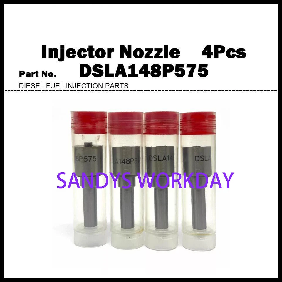 4x DSLA148P575 Fuel Injector Nozzle for ​Chevrolet S10 Blazer Sprinter 310D 2.5 Foto 1 de 1