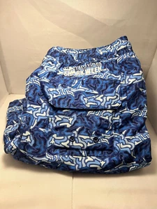 Vineyard Vines Shark Week Camo Shark Chappy Swim Trunks NEW Boys - Picture 1 of 13