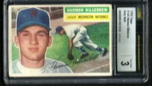 1956 TOPPS #164 GB HARMON KILLEBREW 2. JAHR CSG 3 ZWILLINGE - Bild 1 von 2