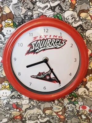Richmond Flying Squirrels Analog Wall Clock MiLB Baseball - Image 1 of 2
