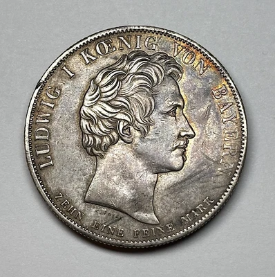 1836 Germany (Bavaria) AR Thaler, KM-786. - Image 1 of 2