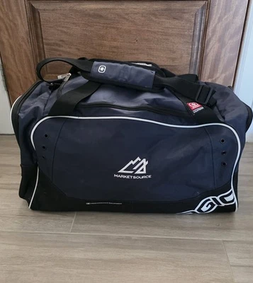 OGIO Big Dome Duffle Bag Blue/Black  Shoe/Side Pockets Gym Travel - Image 1 of 4