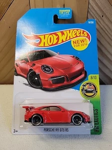 Porsche 911 GT3 RS rojo exótico 2016 Hot Wheels Porsche 911 GT3 RS NUEVO MODELO - Imagen 1 de 2