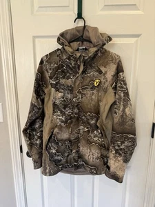 SCENT BLOCKER Hooded Hunting Jacket Mens Medium Break Up Infinity Camo Coat Rain - Picture 1 of 10