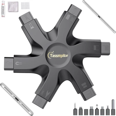 for iPhone Cleaning Kit Port Cleaner, Repair and Restore Tool Shadow Black - Image 1 of 4
