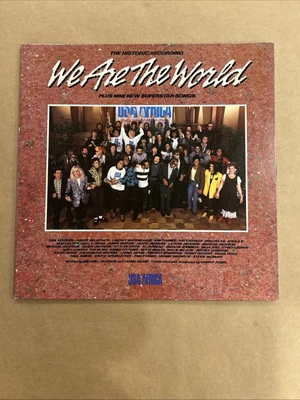 We Are The World USA For Africa 1985 LP Vinyl Record Columbia USA 40043 - Image 1 of 4