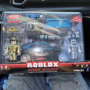 ROBLOX JAILBREAK CELESTIAL Fahrzeug Auto Figuren 7 Stück Set Neu Badimo Gangster - Bild 1 von 7