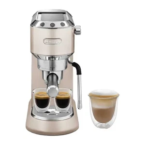 De'Longhi EC885.BG Dedica Arte Espresso Coffee Machine 15 bar Beige Gold - Picture 1 of 4