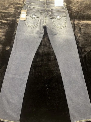 True Religion Ricky Big T Flap “Dark Sultry Wash”30x34/Relaxed Straight #700401 - Image 1 of 4