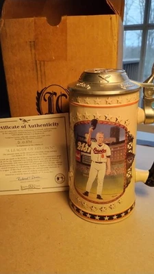 Cal Ripken Jr. 2131 Beer Stein Béisbol Baltimore Orioles Longton Corona con caja Foto 1 de 4