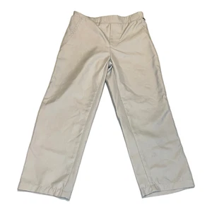 Boys Lee Slim Fit Khaki Polyester Straight Leg Pants Size 5 22 x 18.5 - Picture 1 of 6