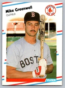 1988 Fleer #354 Mike Greenwell Boston Red Sox - Bild 1 von 2