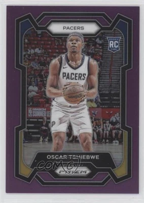 2023-24 Panini Prizm Purple Prizm /99 Oscar Tshiebwe #292 Rookie RC - Image 1 of 2