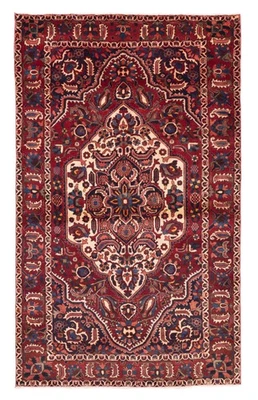 传统复古手工编织东方地毯 5 英尺 0 x 8 英尺 3 英寸羊毛小地毯 — 第 1/4 张图片