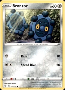 Pokemon - 2X Bronzor #129/192 - SWSH02: Rebel Clash Common - Bild 1 von 2