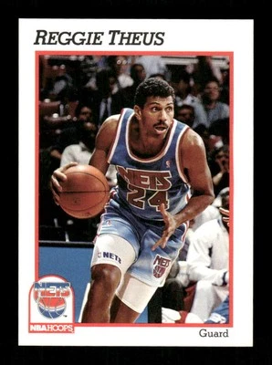 1991-92 NBA Hoops  138 Reggie Theus BXCP20 - Image 1 of 2