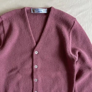 Rare Fanni Lemmermayer Alpaca Knit Cardigan Pink Austria Made Vintage Mint JP - Picture 1 of 7