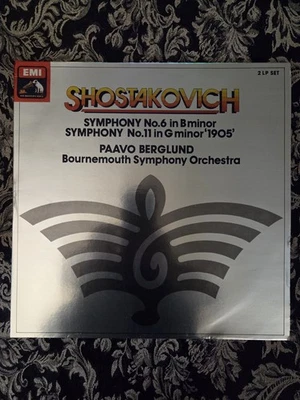 Shostakovich Symphony No. 6 & 11 Paavo Berglund EMI (UK) 2x LP Vinyl - Image 1 of 4