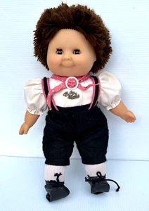 Gotz Puppe Modell deutsche Puppe 16 Zoll Garn braune Haare braune Augen mit Outfit 80er - Bild 1 von 4