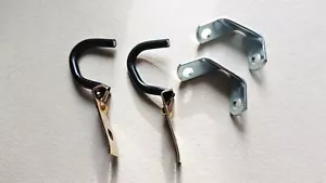 JUEGO DE SOPORTES FRENOS DELANTEROS Y TRASEROS RALEIGH CHOPPER MK1 / MK2 & SPRINT NUEVO REPUESTO - Imagen 1 de 3