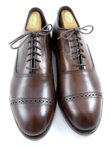 NUEVO Allen Edmonds "Fifth Avenue" Cuero Puntera Oxfords 9.5 EEE Chile (516N) - Imagen 1 de 13