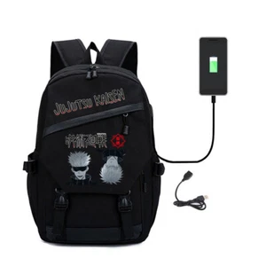 Anime Jujutsu Kaisen Men's Backpack School bag Laptop Shoulders Bag Knapsack - Picture 1 of 22