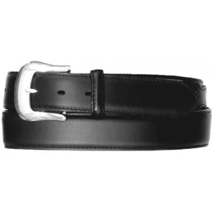 Leegin Men's Black Longhorn Buckle & Billet Belt 0203L - Picture 1 of 3
