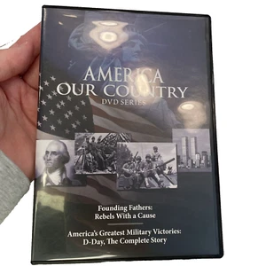 America Our Country DVD Series Founding Fathers/America's Greatest Military Vict - Bild 1 von 3